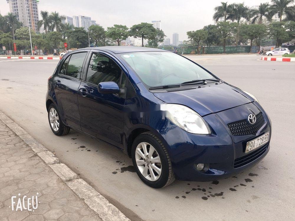 Toyota Yaris AT 2008 - Xe Toyota Yaris AT năm sản xuất 2008, màu xanh lam, xe nhập