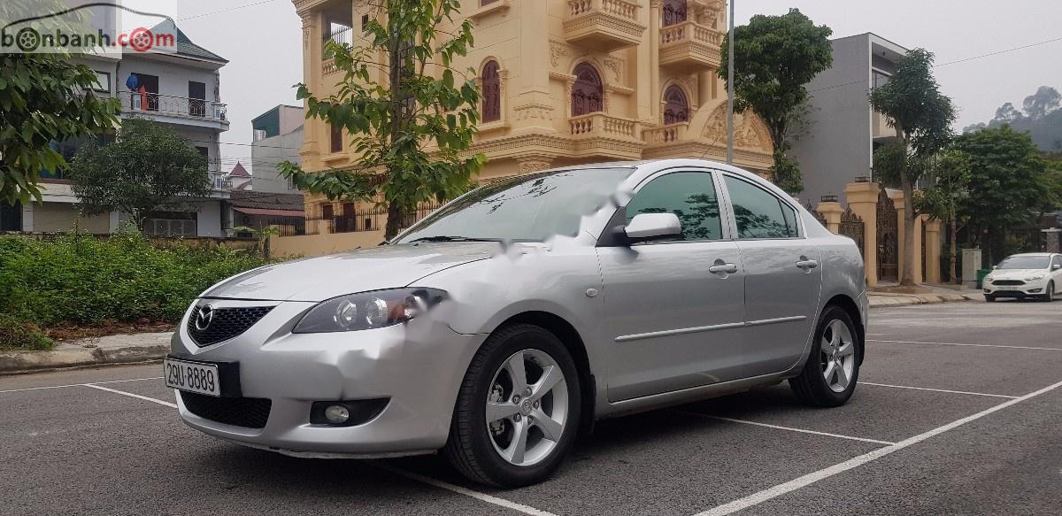 Mazda 3 1.6 AT 2004 - Xe Mazda 3 1.6 AT sản xuất năm 2004, màu bạc như mới, giá 265tr