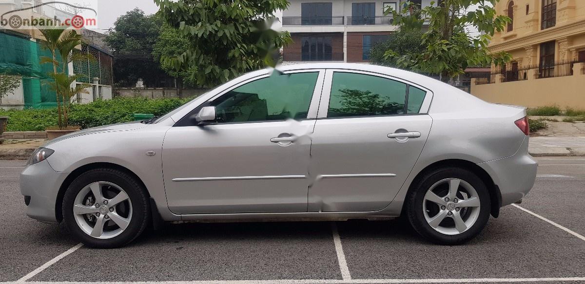 Mazda 3 1.6 AT 2004 - Xe Mazda 3 1.6 AT sản xuất năm 2004, màu bạc như mới, giá 265tr