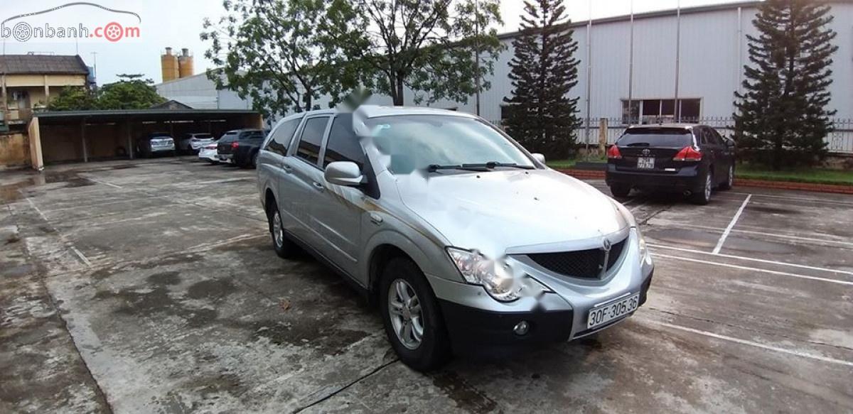 Ssangyong Actyon 2007 - Bán ô tô Ssangyong Actyon năm sản xuất 2007, màu bạc, nhập khẩu nguyên chiếc số tự động, giá tốt