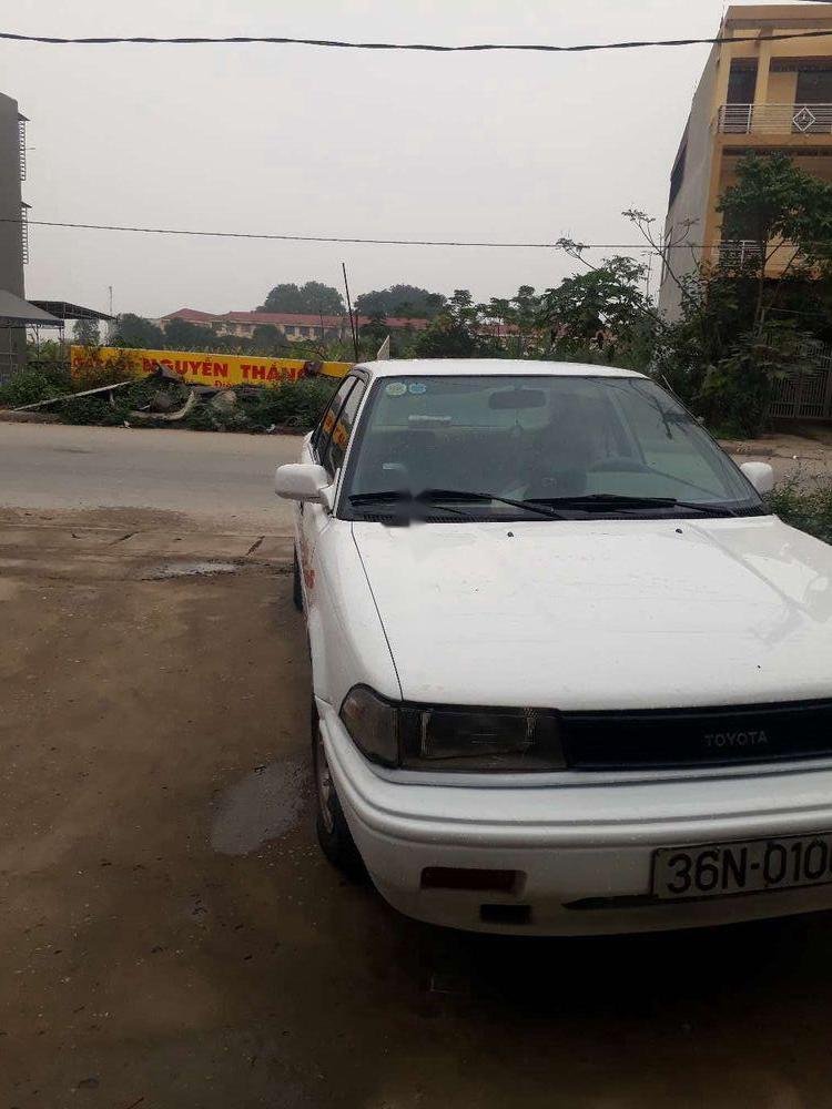 Toyota Corolla 1990 - Bán xe Toyota Corolla năm 1990, màu trắng, nhập khẩu nguyên chiếc