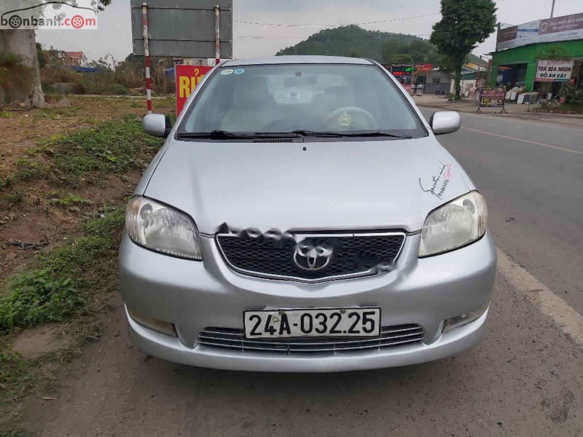 Toyota Vios 1.5G 2003 - Cần bán lại xe Toyota Vios 1.5G đời 2003, màu bạc xe gia đình