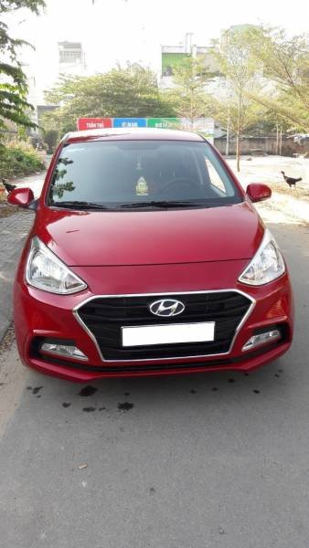 Hyundai i10 2019 - Bán Hyundai 607 sản xuất năm 2019, màu đỏ chính chủ, giá chỉ 410 triệu