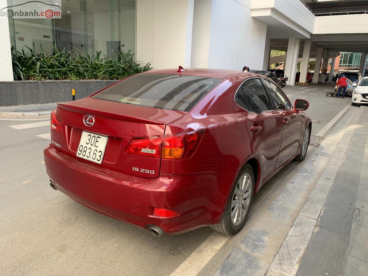 Lexus IS 2007 - Cần bán Lexus IS 250 đời 2007, màu đỏ, nhập khẩu