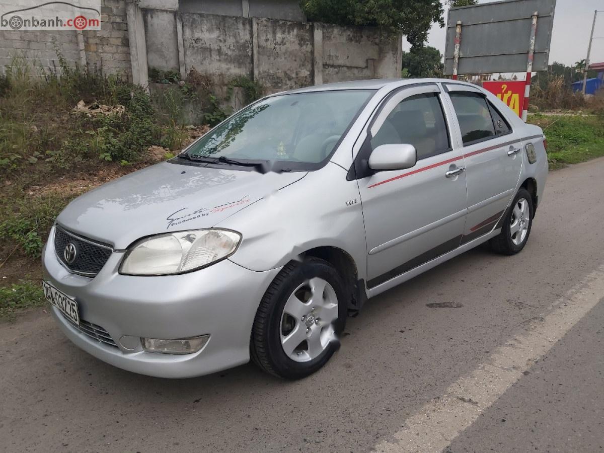 Toyota Vios 1.5G 2003 - Cần bán lại xe Toyota Vios 1.5G đời 2003, màu bạc xe gia đình