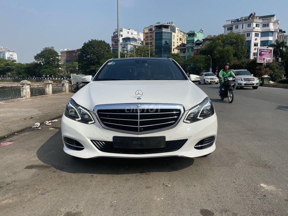 Mercedes-Benz E class 2014 - Cần bán lại xe Mercedes E class đời 2014, màu trắng như mới