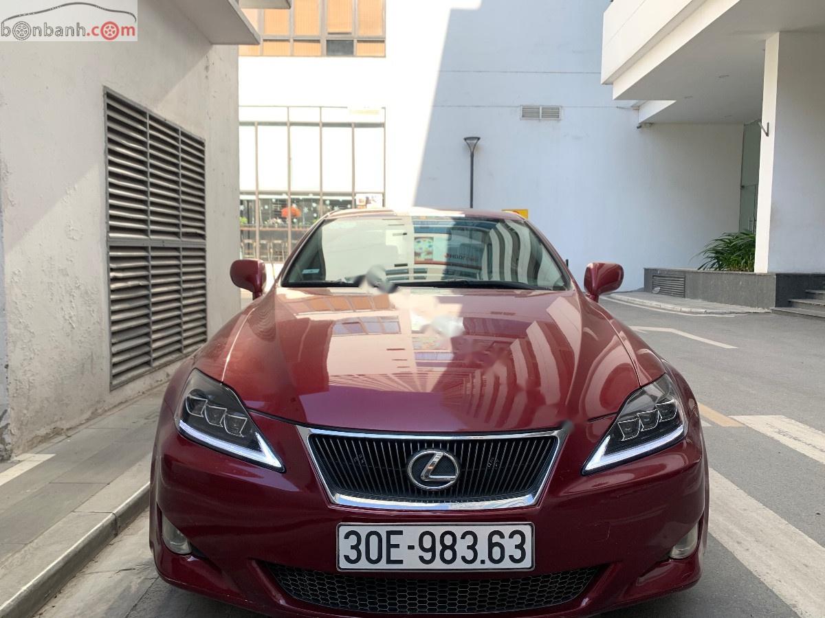 Lexus IS 2007 - Cần bán Lexus IS 250 đời 2007, màu đỏ, nhập khẩu