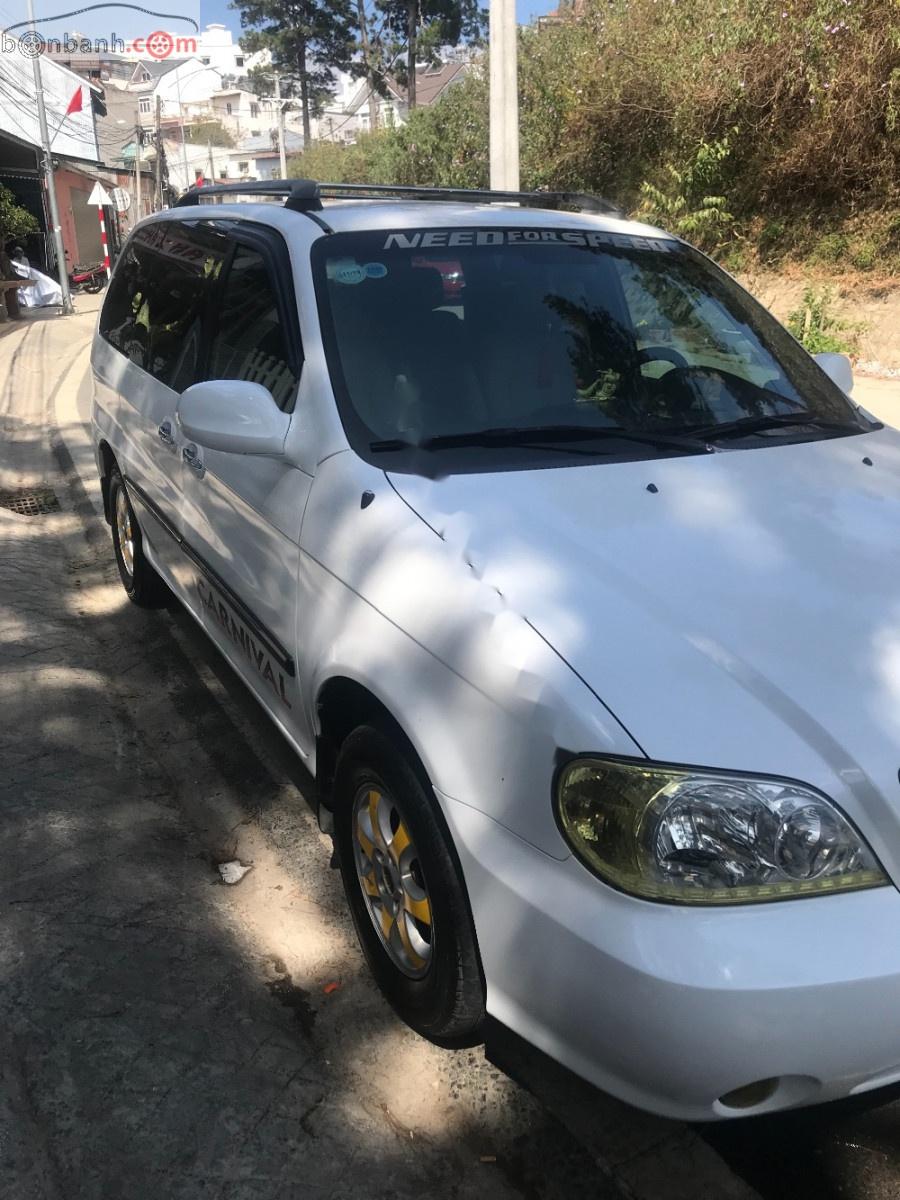 Kia Carnival 2007 - Bán xe cũ Kia Carnival LS 2007, màu trắng