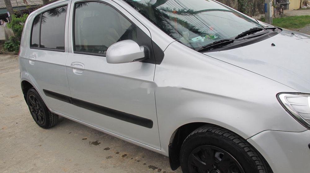 Hyundai Getz   2010 - Bán Hyundai Getz năm 2010, màu bạc, nhập khẩu, xe gia đình