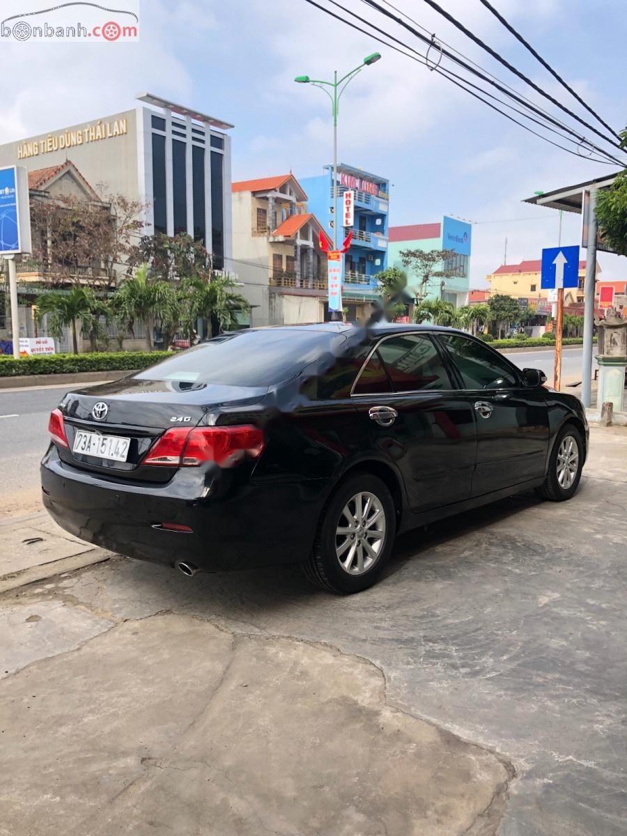 Toyota Camry   2007 - Cần bán xe Toyota Camry 2.4G 2007, màu đen, giá tốt