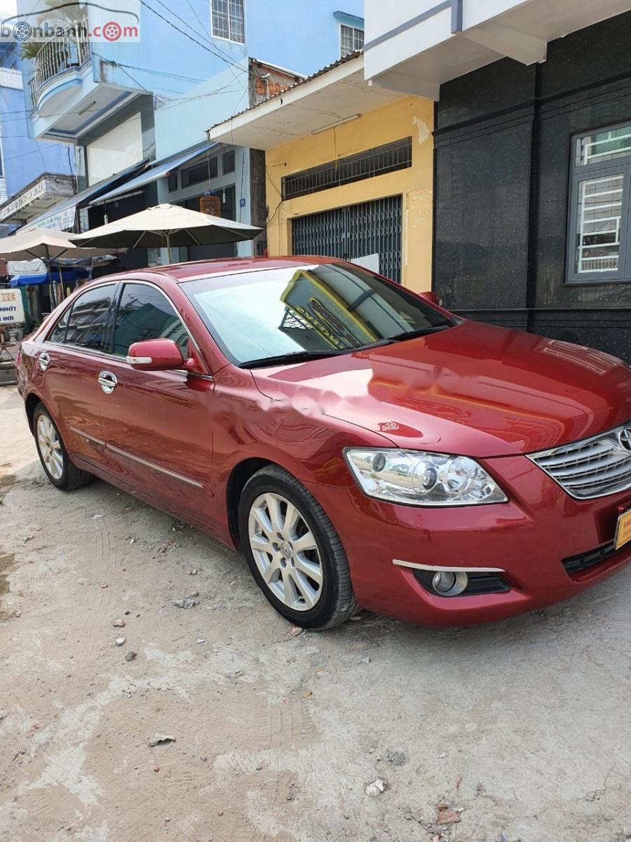 Toyota Camry   2008 - Cần bán xe Toyota Camry 3.5Q đời 2008, màu đỏ, 455tr