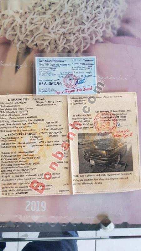 Toyota Camry 1995 - Cần bán gấp Toyota Camry đời 1995, màu xanh lam, nhập khẩu giá cạnh tranh