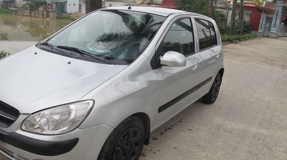 Hyundai Getz   2010 - Bán Hyundai Getz năm 2010, màu bạc, nhập khẩu, xe gia đình