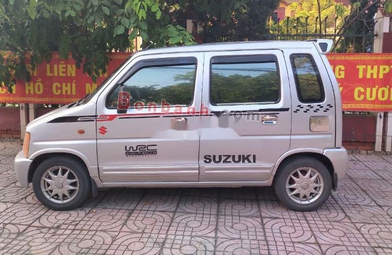 Suzuki Wagon R 1.0 MT  2015 - Bán Suzuki Wagon R 1.0 MT năm sản xuất 2015, màu bạc