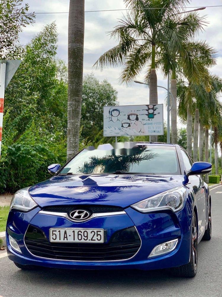 Hyundai Veloster      2011 - Xe Hyundai Veloster đời 2011, màu xanh lam, nhập khẩu nguyên chiếc