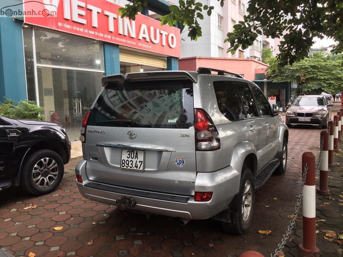 Toyota Prado 2007 - Bán Toyota Prado GX 2.7 AT đời 2007, màu bạc, nhập khẩu Nhật Bản 