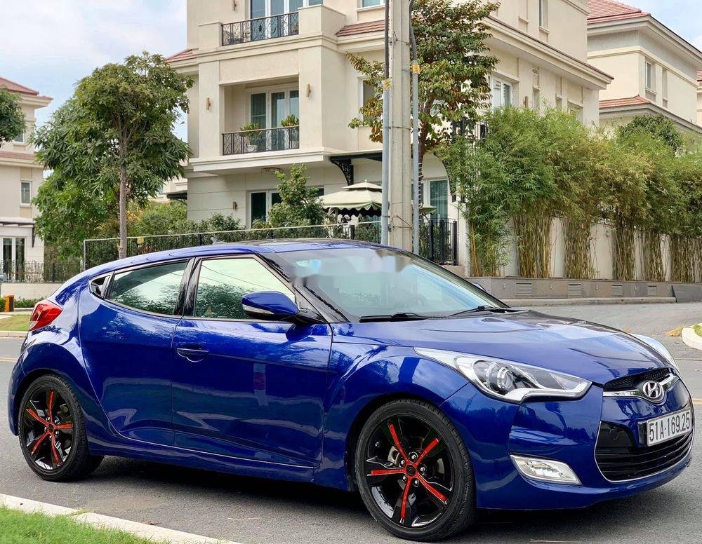 Hyundai Veloster      2011 - Xe Hyundai Veloster đời 2011, màu xanh lam, nhập khẩu nguyên chiếc