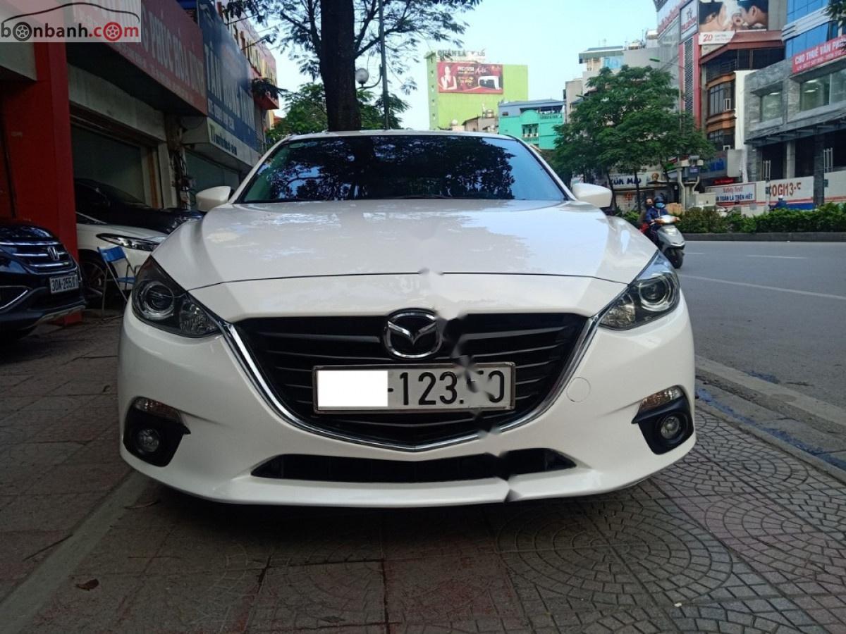 Mazda 3 1.5 AT 2016 - Bán Mazda 3 1.6 đời 2016, màu trắng, giá chỉ 535 triệu