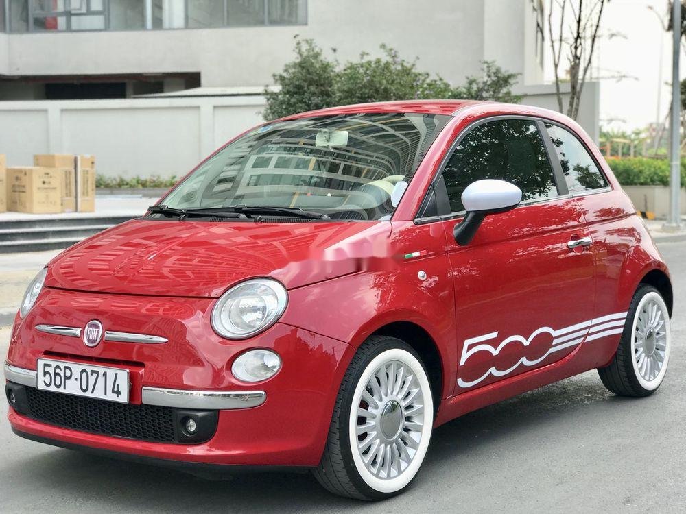 Fiat 500  AT 2009 - Bán Fiat 500 đời 2009, màu đỏ, nhập khẩu nguyên chiếc số tự động