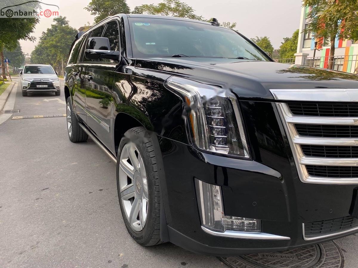 Cadillac Escalade   2015 - Cần bán Cadillac Escalade ESV Premium sản xuất 2015, màu đen, xe nhập