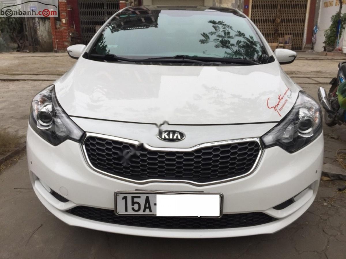 Kia K3   2015 - Cần bán Kia K3 năm sản xuất 2015, màu trắng, chính chủ, giá 480tr