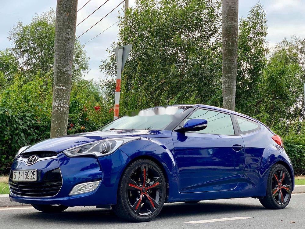 Hyundai Veloster      2011 - Xe Hyundai Veloster đời 2011, màu xanh lam, nhập khẩu nguyên chiếc