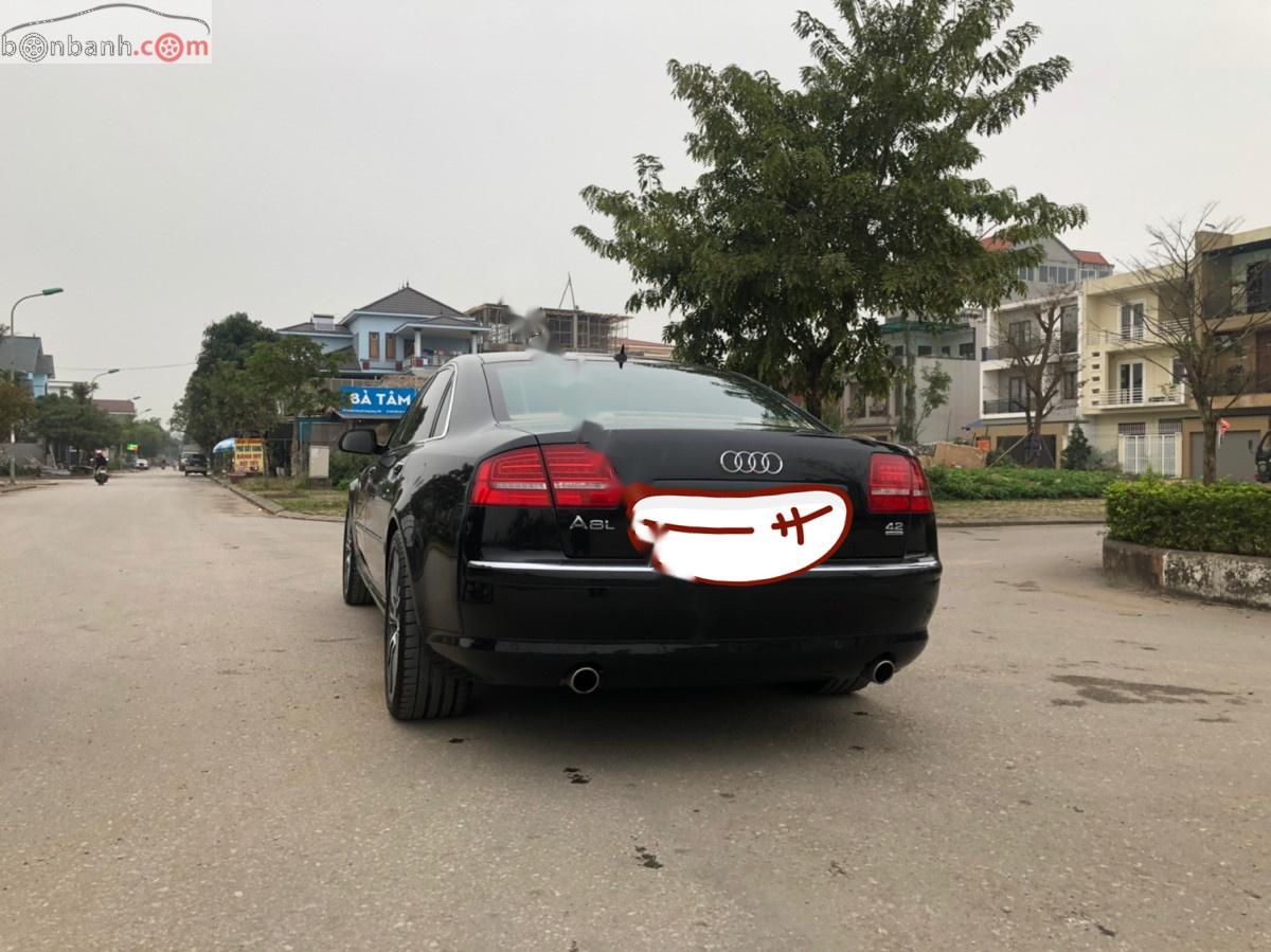 Audi Quattro A8 L 4.2 2008 - Bán Audi Quattro A8 L 4.2 năm 2008, màu đen, nhập khẩu