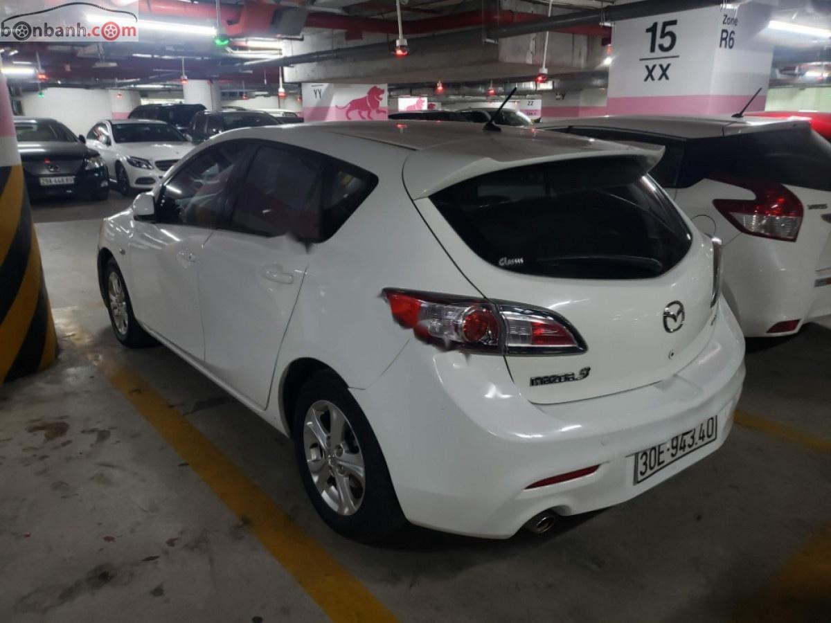 Mazda 3 2009 - Cần bán Mazda 3 1.6AT năm 2010, màu trắng, xe nhập chính chủ