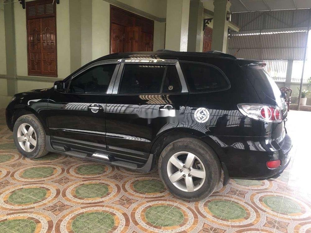 Hyundai Santa Fe 2008 - Bán Hyundai Santa Fe sản xuất năm 2008, màu đen, xe nhập số sàn, 395 triệu