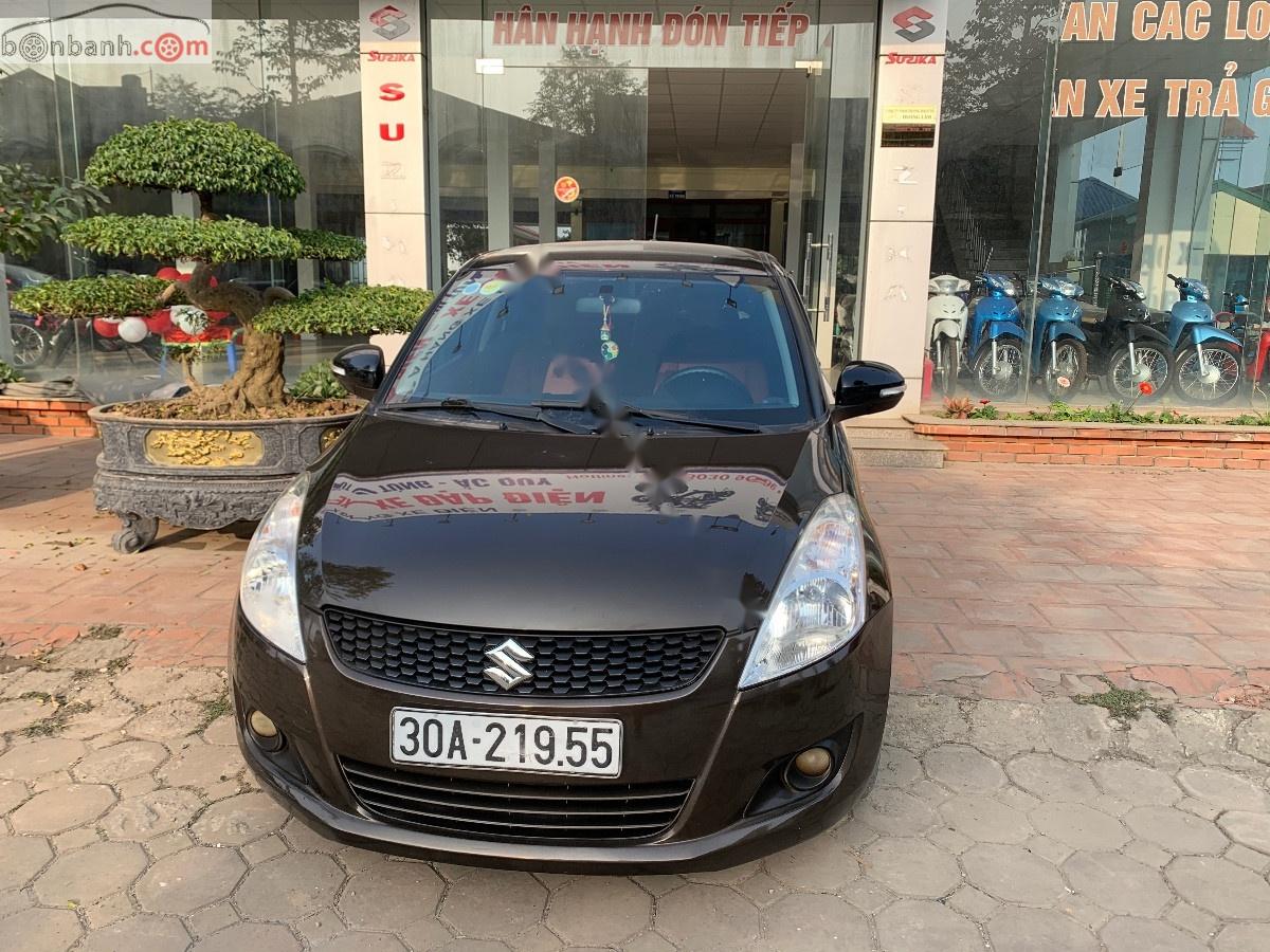 Suzuki Swift 1.4 AT 2014 - Cần bán xe Suzuki Swift 1.4 AT sản xuất 2014, màu nâu chính chủ, giá tốt