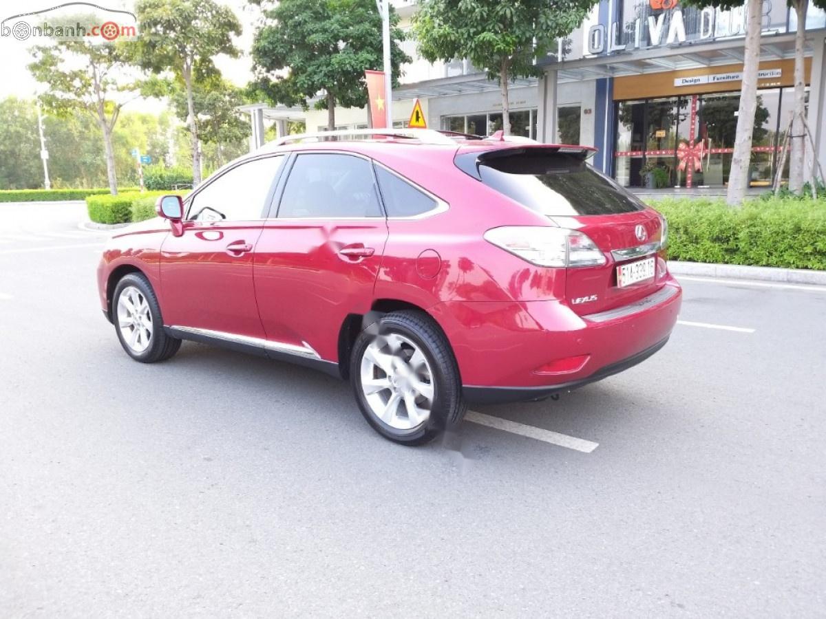 Lexus RX 350 AWD 2010 - Cần bán xe Lexus RX 350 AWD sản xuất 2010, màu đỏ, nhập khẩu còn mới