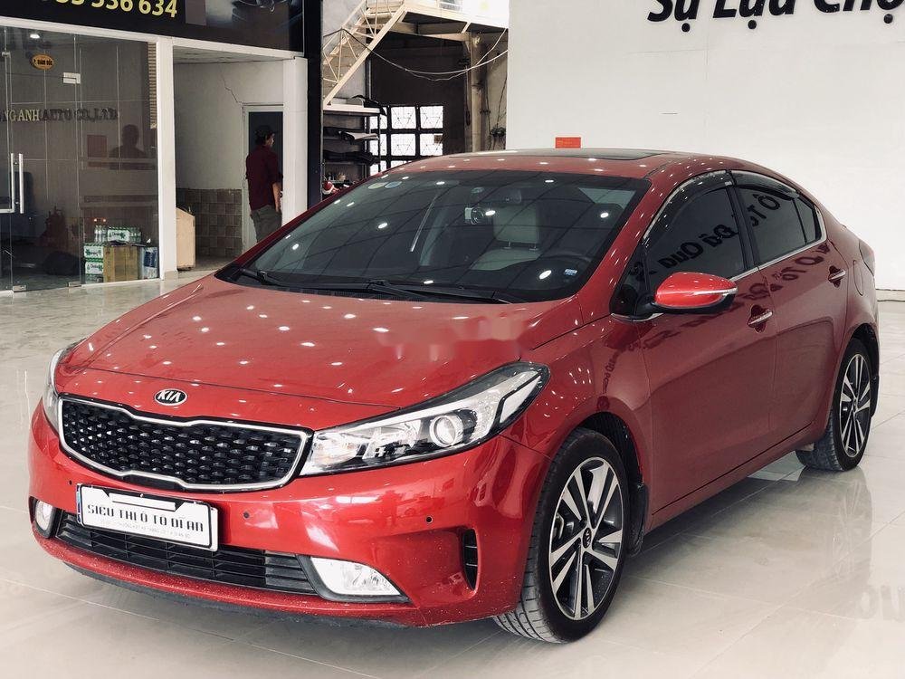 Kia Cerato   1.6 AT 2017 - Bán Kia Cerato 1.6 AT sản xuất năm 2017, màu đỏ 