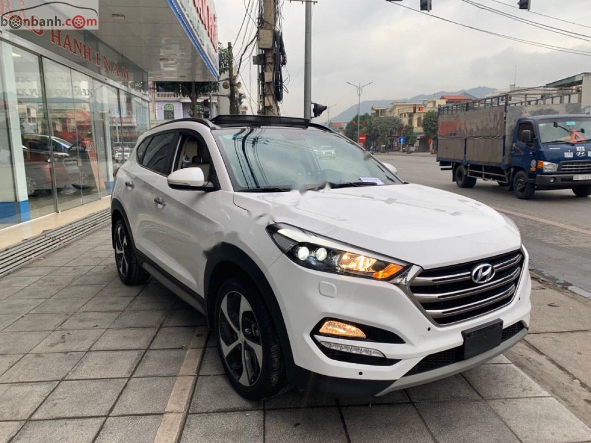 Hyundai Tucson 1.6 Turbo 2018 - Bán xe Hyundai Tucson 1.6 Turbo 2018, màu trắng, giá rất tốt