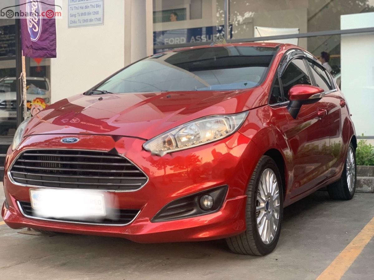 Ford Fiesta 2014 - Cần bán gấp Ford Fiesta S 1.0L Ecoboost năm sản xuất 2014, màu đỏ số tự động