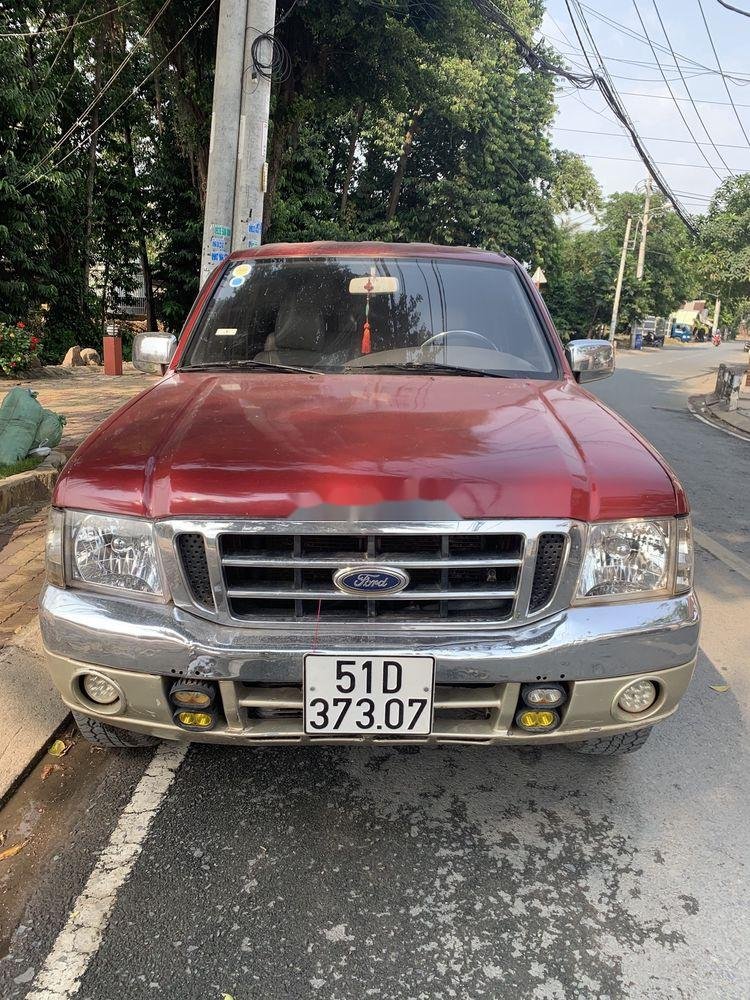 Ford Ranger XLT  2004 - Cần bán xe Ford Ranger XLT 2004, màu đỏ chính chủ, giá 278tr