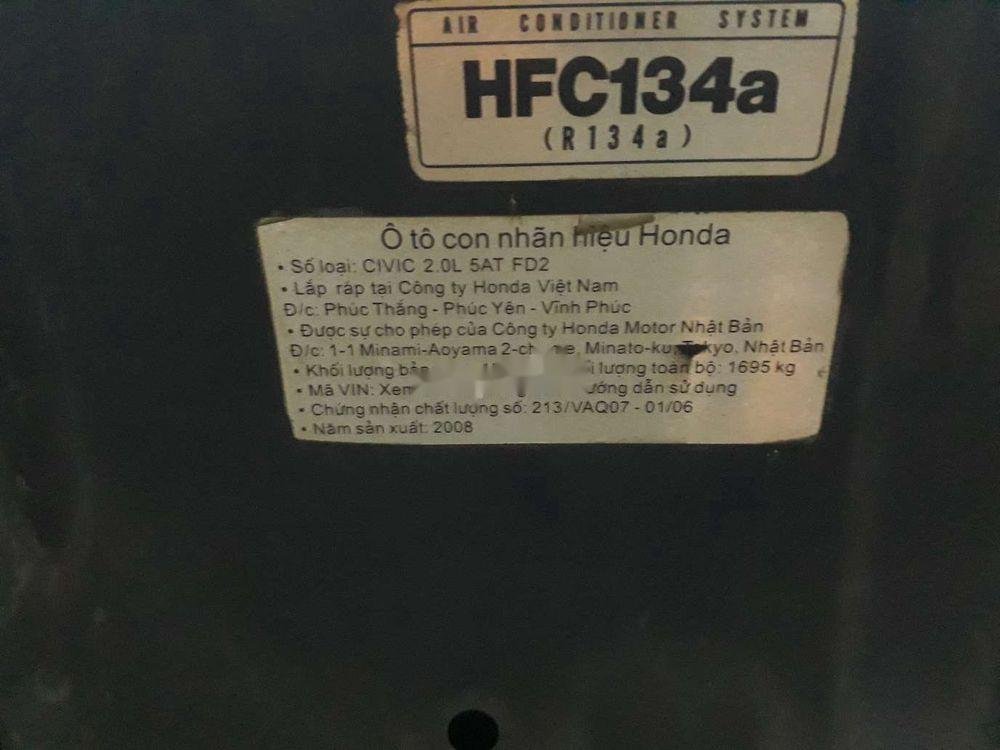 Honda Civic 2008 - Xe Honda Civic 2008, màu đen chính chủ