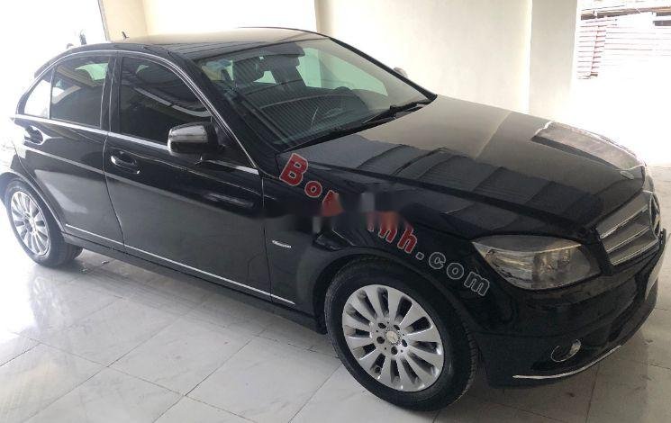 Mercedes-Benz C class C200 Elegance  2008 - Cần bán xe Mercedes C200 Elegance đời 2008, màu đen, nhập khẩu nguyên chiếc