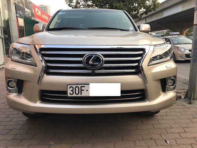 Lexus LX 2014 - Cần bán gấp Lexus LX 570 đời 2014, màu vàng, xe nhập