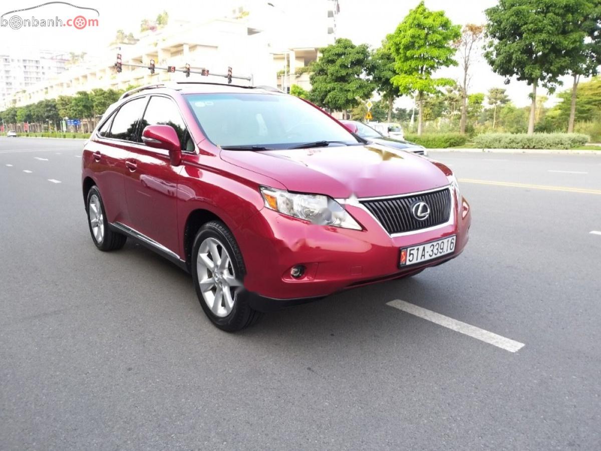 Lexus RX 350 AWD 2010 - Cần bán xe Lexus RX 350 AWD sản xuất 2010, màu đỏ, nhập khẩu còn mới