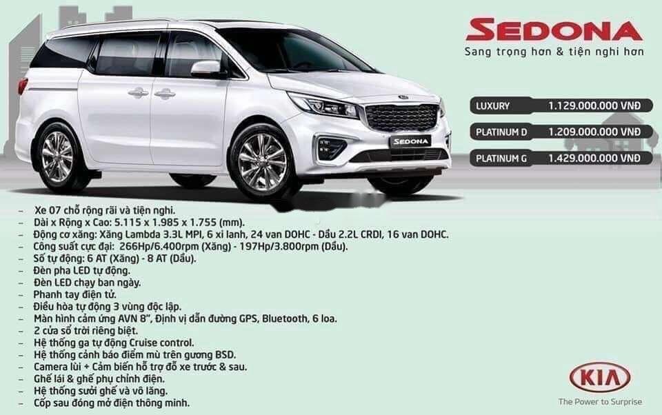 Kia Sedona   2019 - Cần bán Kia Sedona 2019, màu trắng