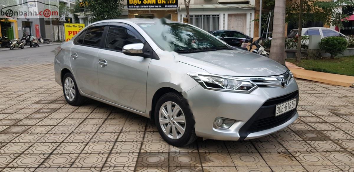 Toyota Vios 1.5G 2014 - Bán Toyota Vios 1.5G đời 2014, màu bạc