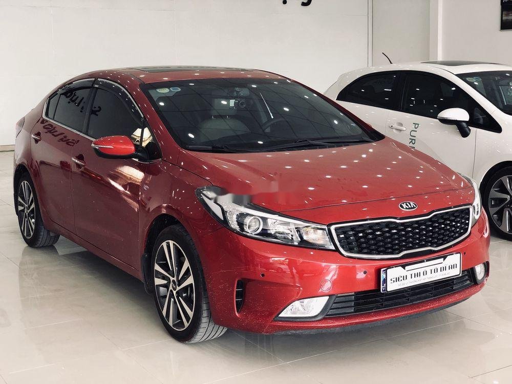 Kia Cerato   1.6 AT 2017 - Bán Kia Cerato 1.6 AT sản xuất năm 2017, màu đỏ 