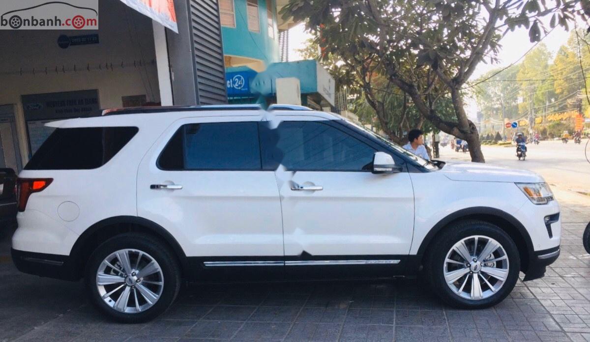 Ford Explorer Limited 2.3L EcoBoost 2019 - Cần bán xe Ford Explorer Limited 2.3L EcoBoost đời 2019, màu trắng, nhập khẩu nguyên chiếc