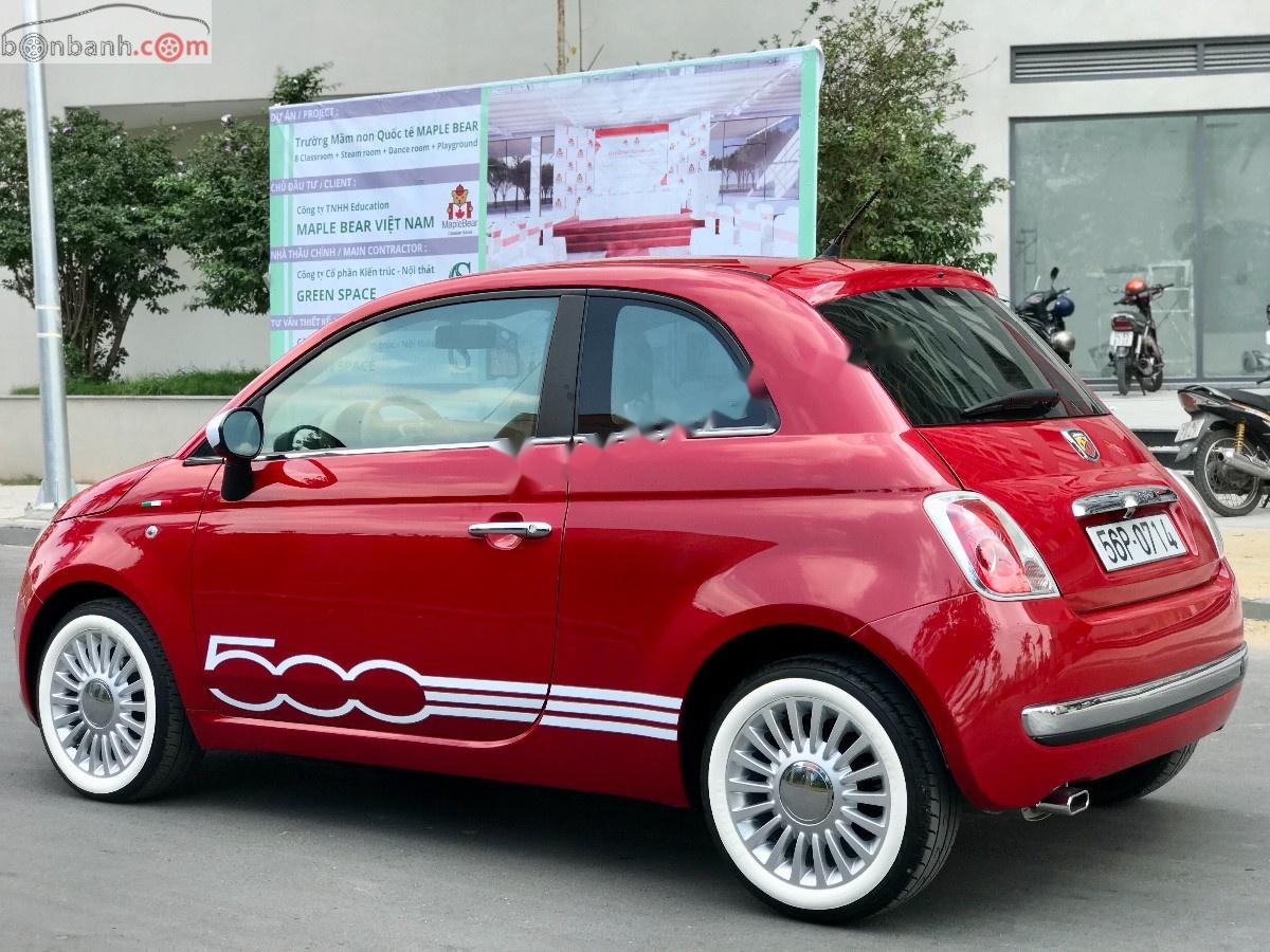 Fiat 500   2009 - Cần bán Fiat 500 1.2 AT 2009, màu đỏ, nhập khẩu  