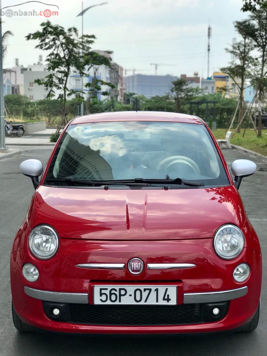 Fiat 500   2009 - Cần bán Fiat 500 1.2 AT 2009, màu đỏ, nhập khẩu  