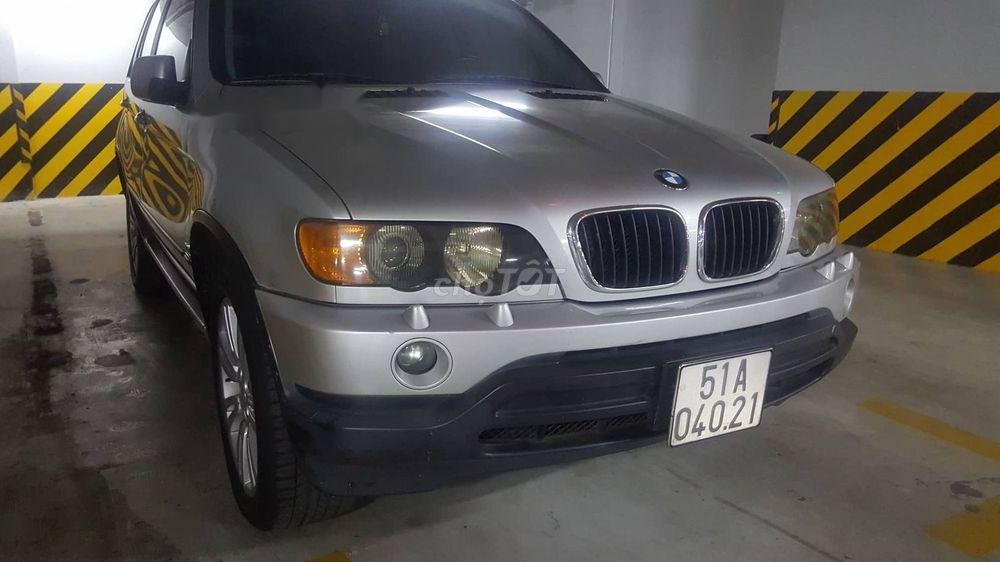 BMW X5   2003 - Cần bán xe BMW X5 đời 2003, màu bạc, xe nhập