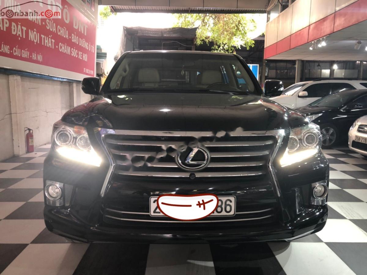 Lexus LX   2012 - Bán xe Lexus LX 570 2012, màu đen, nhập khẩu