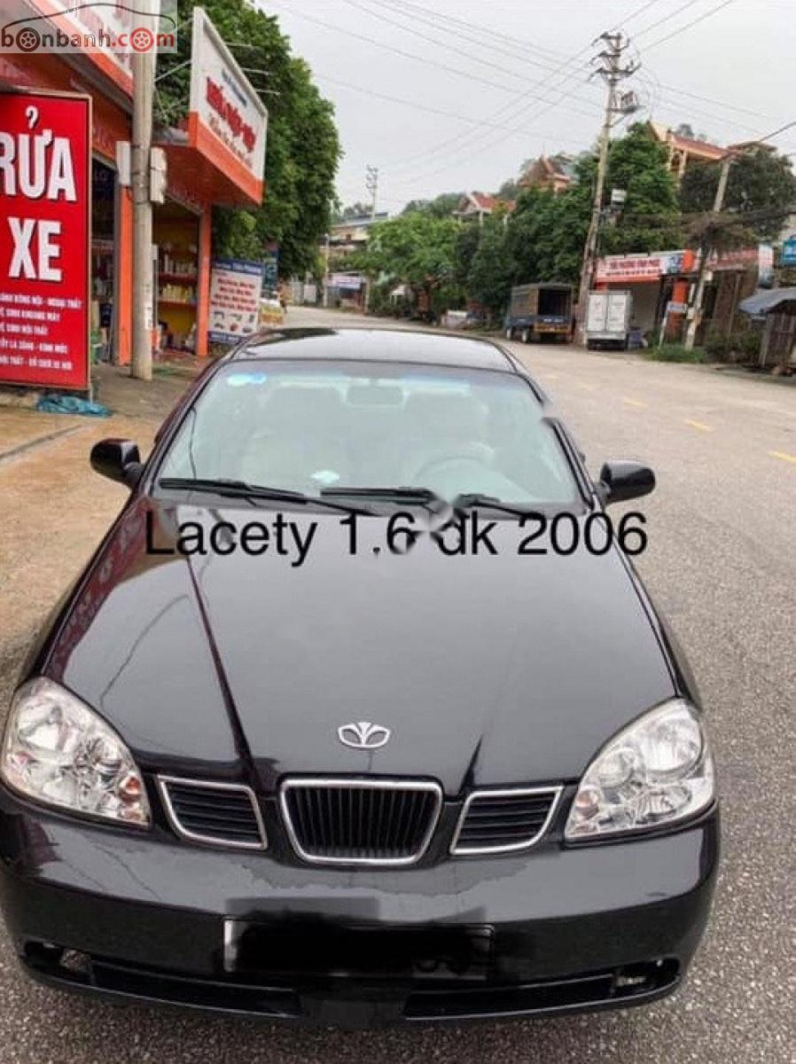 Daewoo Lacetti   2006 - Cần bán Daewoo Lacetti EX 1.6 MT đời 2006, màu đen