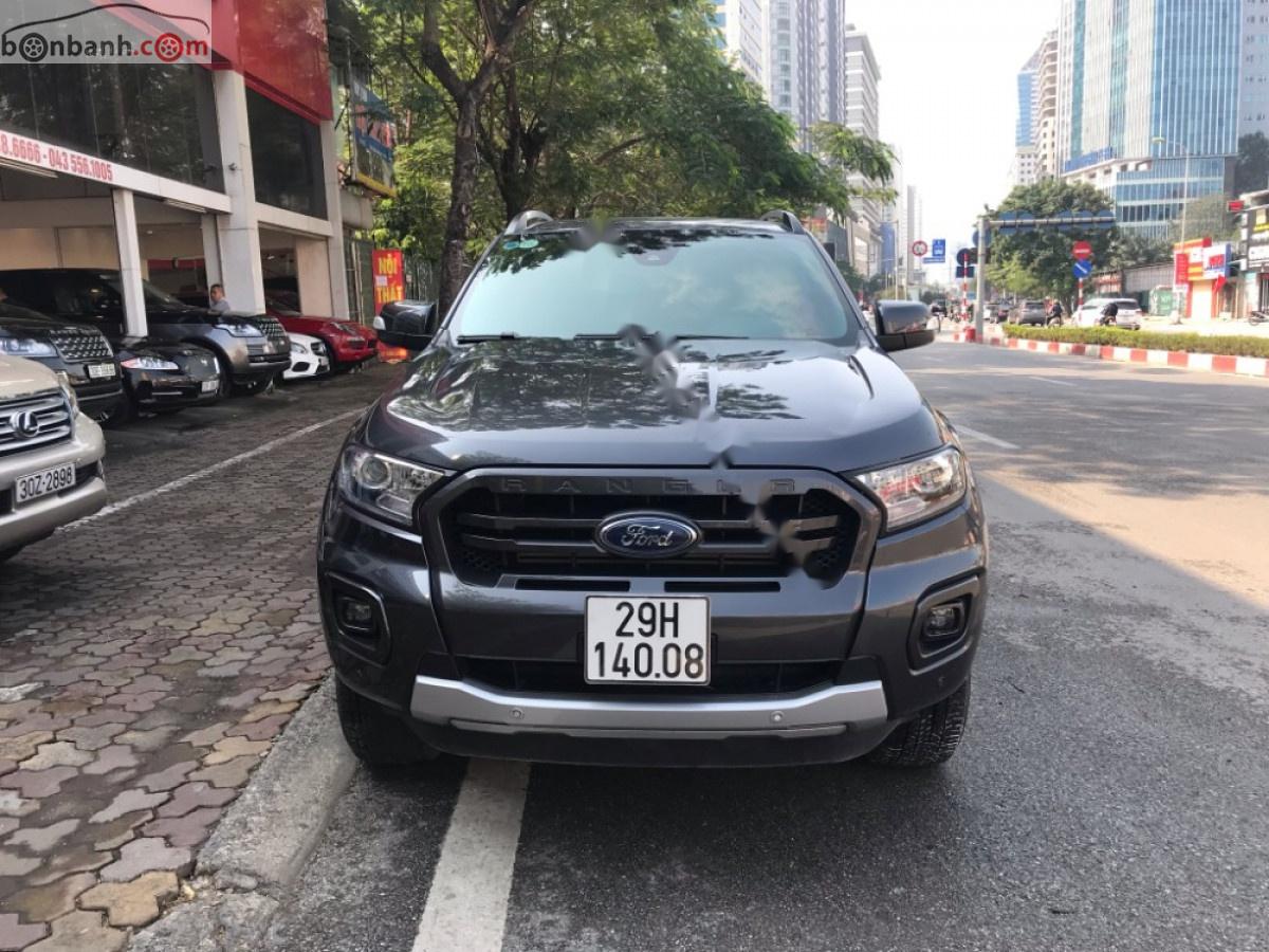 Ford Ranger Wildtrak 2.0L 4x4 AT 2018 - Cần bán Ford Ranger Wildtrak 2.0L 4x4 AT sản xuất năm 2018, màu xám, xe nhập số tự động, 795tr