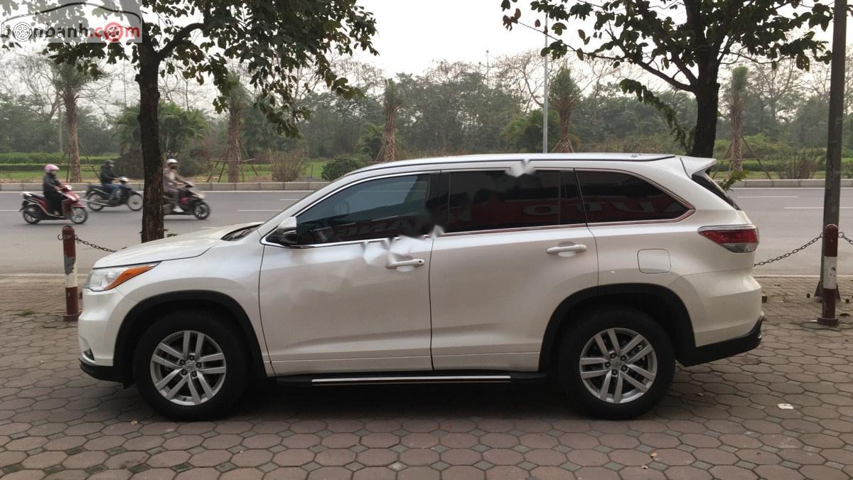 Toyota Highlander   2014 - Bán ô tô Toyota Highlander LE 2.7 đời 2014, màu trắng, nhập khẩu